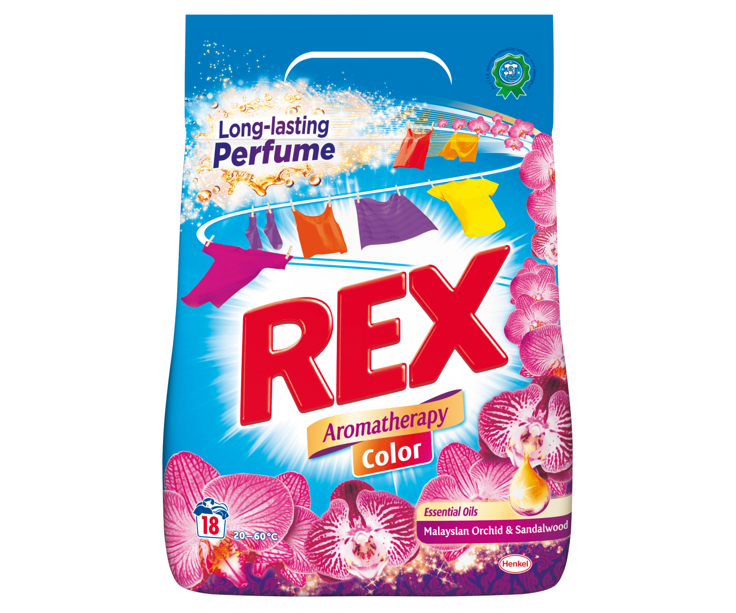 Прах за пране REX Orchid Color 18 пранета