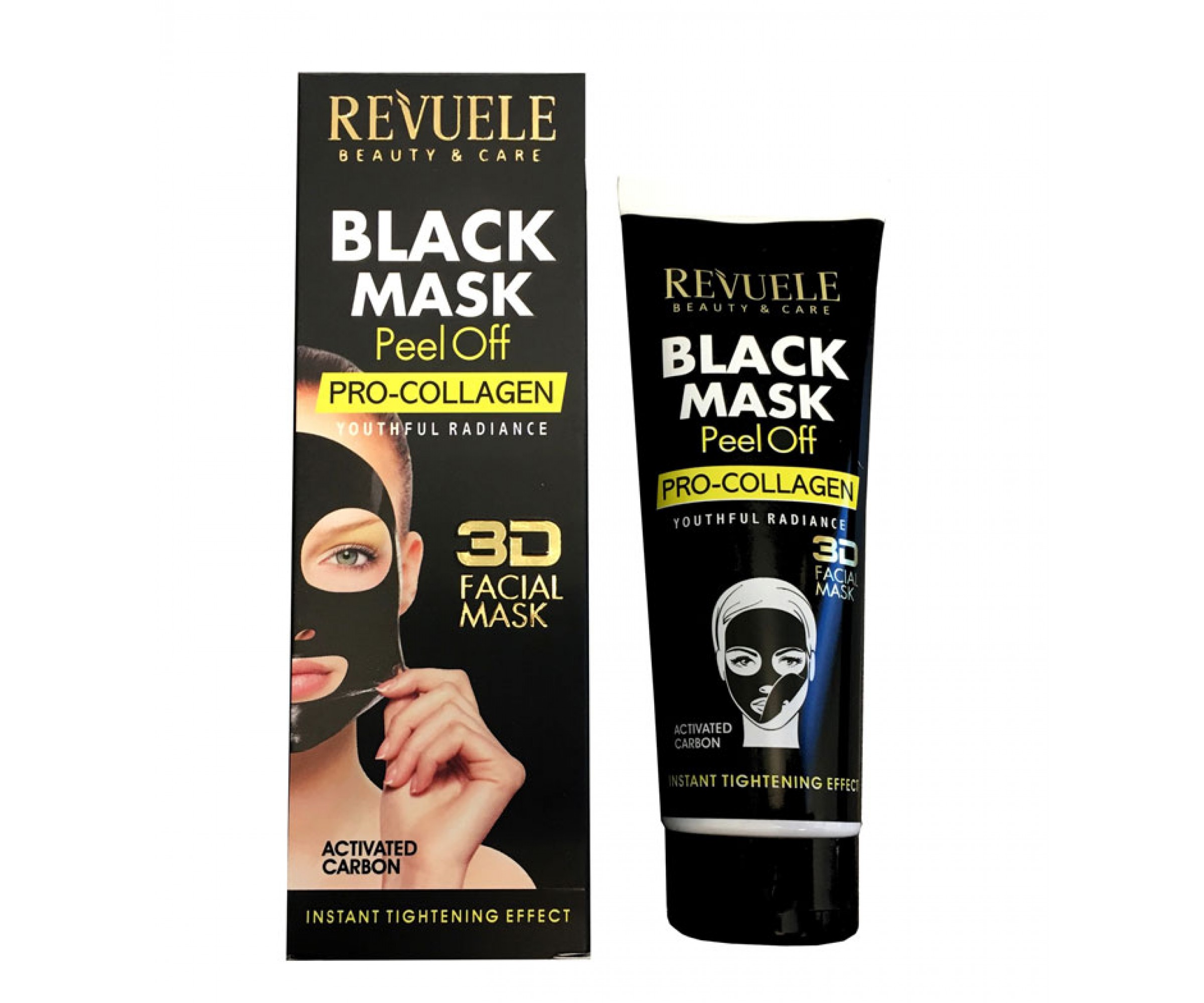 Revuele Black Mask Peel Off Pro-Collagen Tightening 80ml