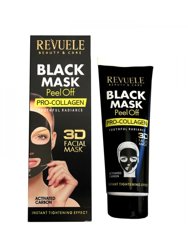 Revuele Black Mask Peel Off Pro-Collagen Tightening 80ml