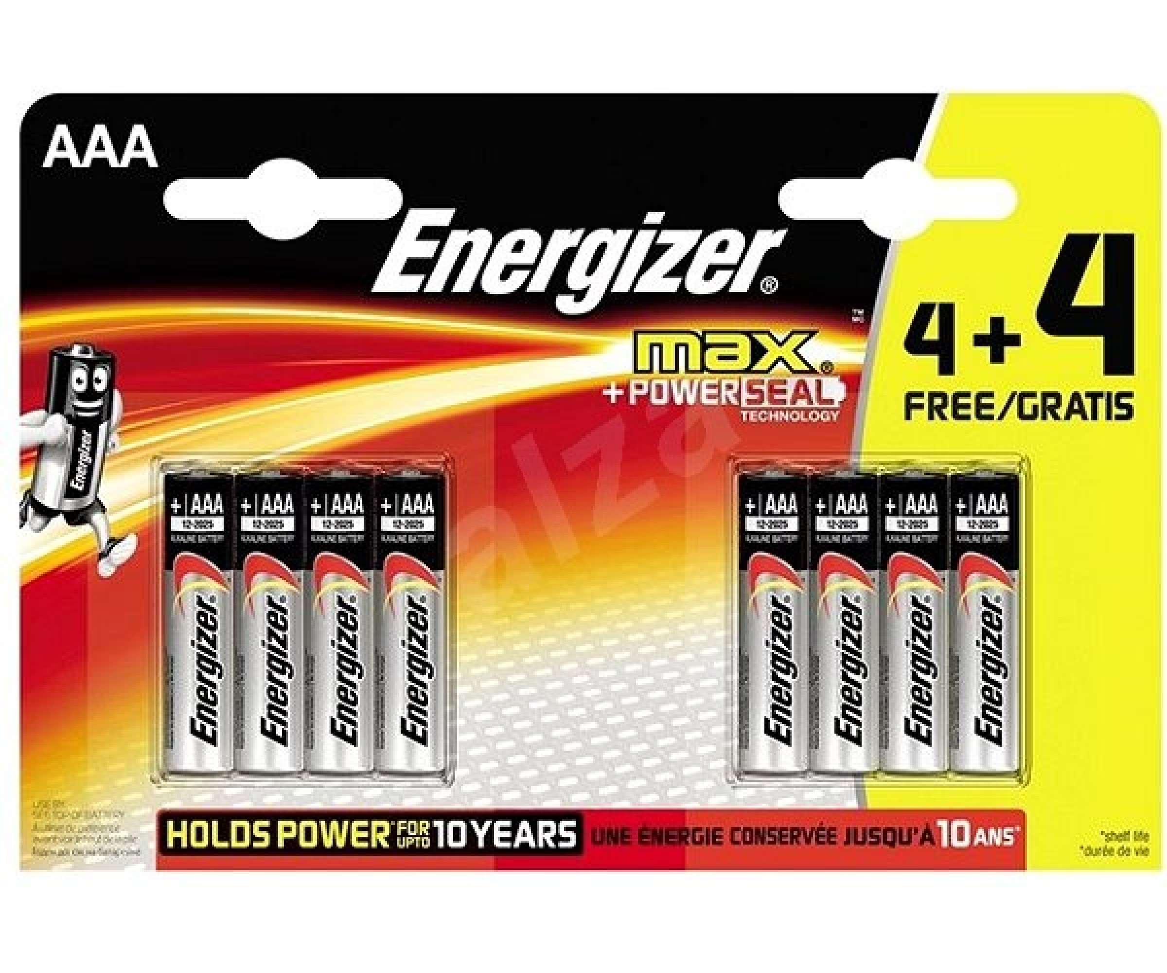 ENERGIZER MAX AAA 4+4